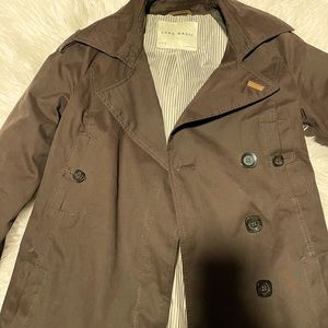 Zara brown trench coat
